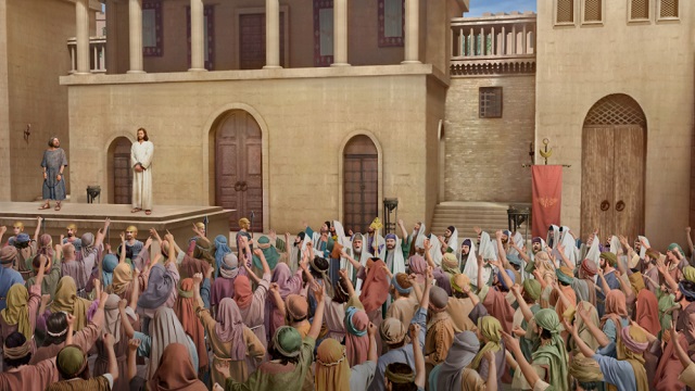 The Crowd Chooses Barabbas